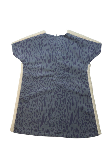 A Blue Short Sleeve Dresses from Anne Kurris in size 4T for girl. (Back View)