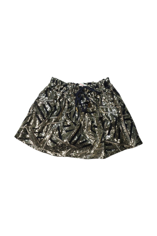 A Metallic Short Skirts from Simple Kids in size 4T for girl. (Front View)