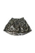 A Metallic Short Skirts from Simple Kids in size 4T for girl. (Back View)