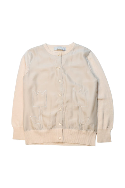 A Ivory Cardigans from Stella McCartney in size 6T for girl. (Front View)