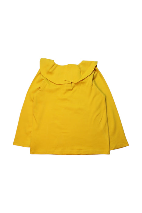 A Yellow Long Sleeve Tops from COS in size 4T for neutral. (Back View)
