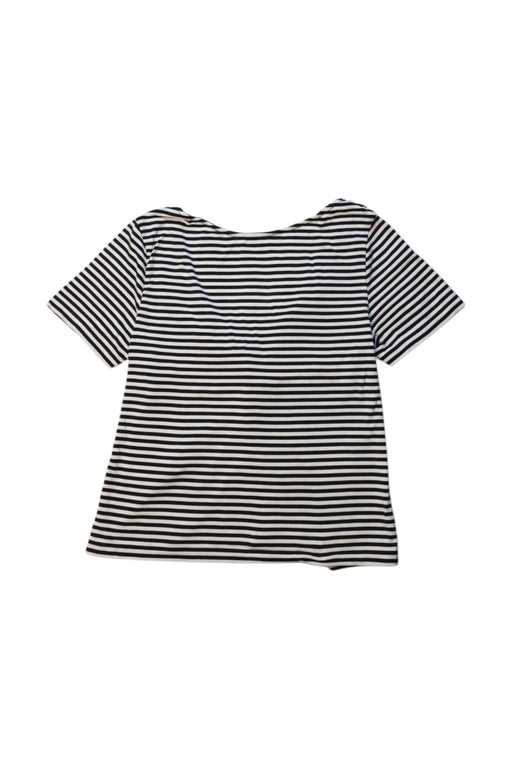 A Black Short Sleeve T Shirts from little Mo & Co. in size 7Y for neutral. (Front View)