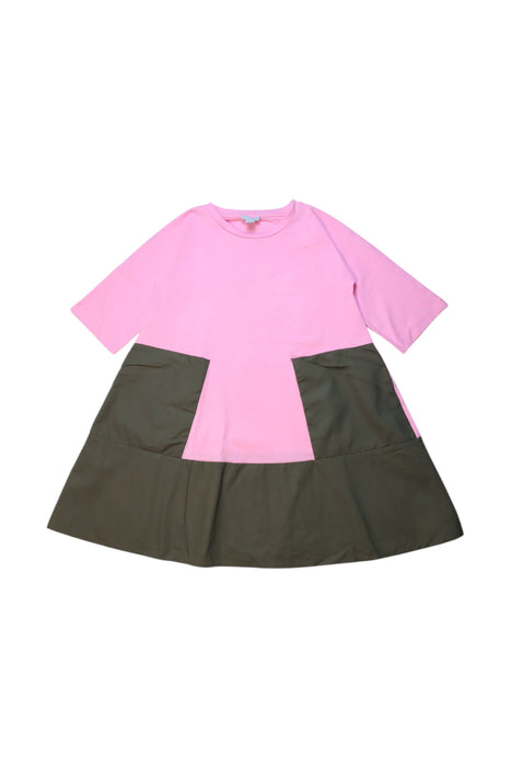A Pink Long Sleeve Dresses from COS in size 3T for girl. (Front View)