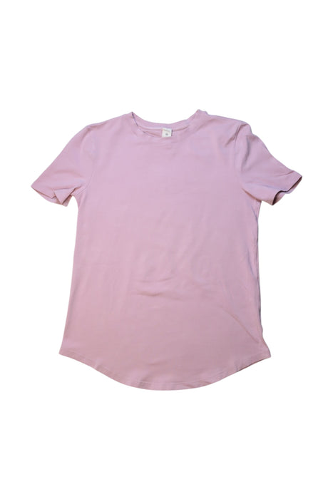 A Pink Short Sleeve T Shirts from Lululemon in size 14Y for neutral. (Front View)