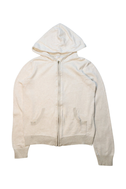 A Ivory Zippered Sweatshirts from Monoprix in size 12Y for neutral. (Front View)