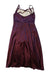 A Burgundy Sleeveless Dresses from Weissman in size 12Y for girl. (Back View)