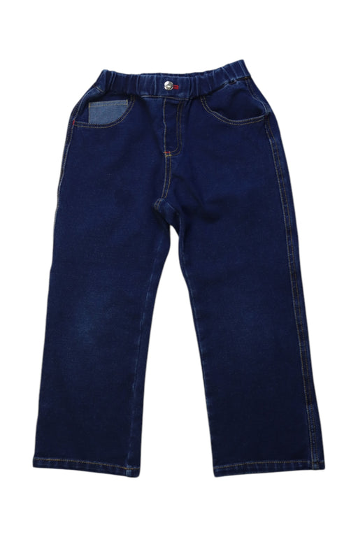 A Navy Jeans from Happyland in size 5T for neutral. (Front View)