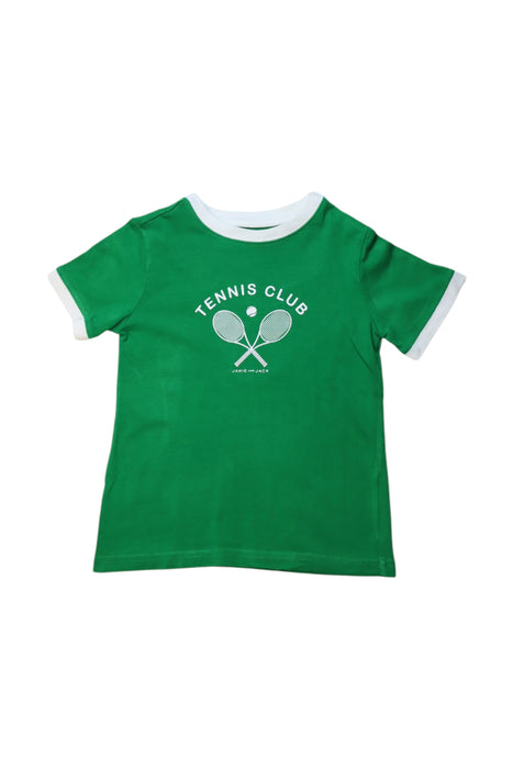 A Green Short Sleeve T Shirts from Janie & Jack in size 4T for neutral. (Front View)