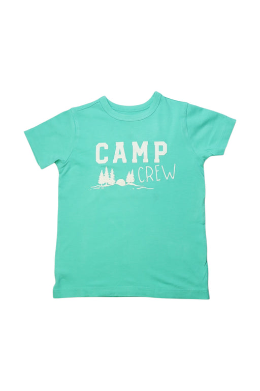 A Teal Short Sleeve T Shirts from Crewcuts in size 2T for neutral. (Front View)