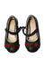 A Black Dress Shoes from Gucci in size 12-18M for girl. (Front View)