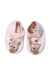 A Pink Booties from Monnalisa in size 12-18M for girl. (Front View)