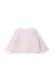 A White Long Sleeve Tops from Jacadi in size 6-12M for girl. (Back View)