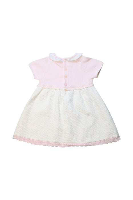 A Pink Short Sleeve Dresses from Paz Rodriguez in size 18-24M for girl. (Back View)