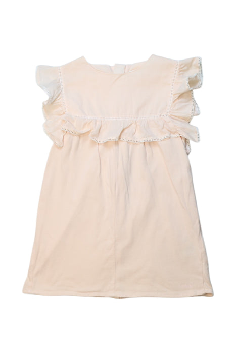 A Peach Sleeveless Dresses from Chloe in size 12-18M for girl. (Front View)