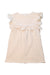 A Peach Sleeveless Dresses from Chloe in size 12-18M for girl. (Front View)