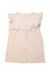 A Peach Sleeveless Dresses from Chloe in size 12-18M for girl. (Back View)
