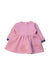 A Pink Long Sleeve Dresses from No Added Sugar in size 6-12M for girl. (Front View)