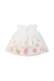 A White Sleeveless Dresses from Emile et Rose in size 0-3M for girl. (Front View)
