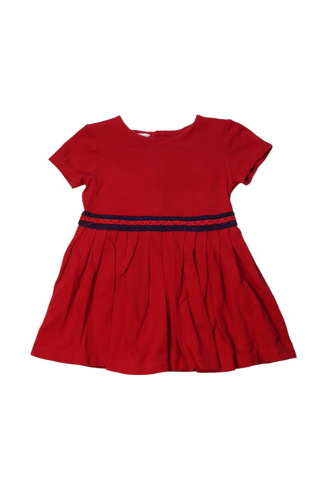 A Red Short Sleeve Dresses from Gucci in size 18-24M for girl. (Front View)