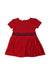 A Red Short Sleeve Dresses from Gucci in size 18-24M for girl. (Front View)