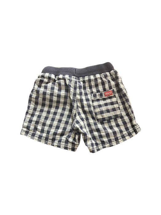 A Black Shorts from Seed in size 2T for neutral. (Back View)