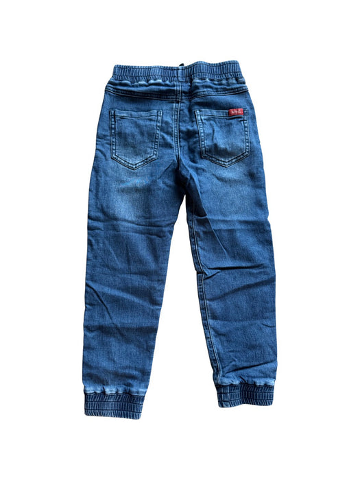 A Blue Casual Pants from Seed in size 6T for boy. (Back View)
