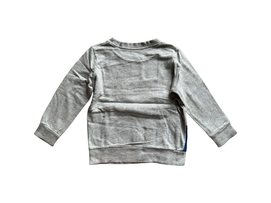A Grey Sweatshirts from Seed in size 4T for boy. (Back View)