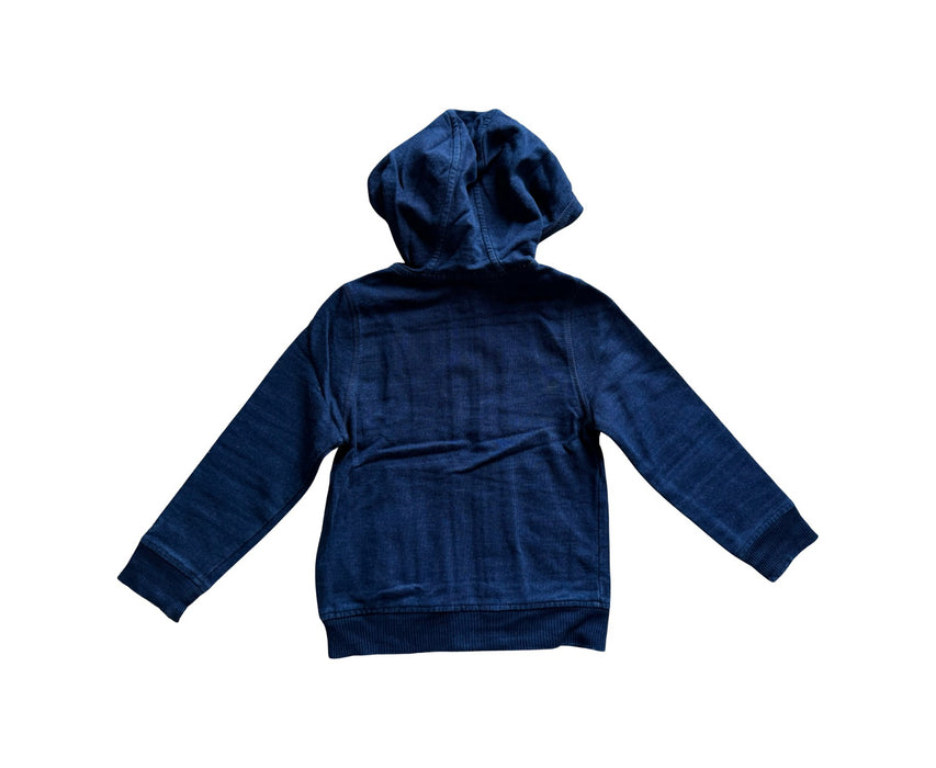 A Navy Zippered Sweatshirts from Boss in size 4T for boy. (Back View)
