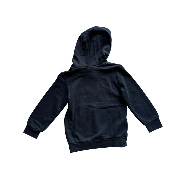 A Black Hooded Sweatshirts from Adidas in size 5T for boy. (Back View)