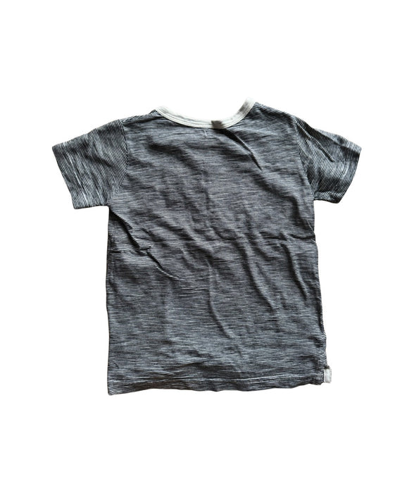 A Grey Short Sleeve T Shirts from Jamie Kay in size 5T for boy. (Back View)