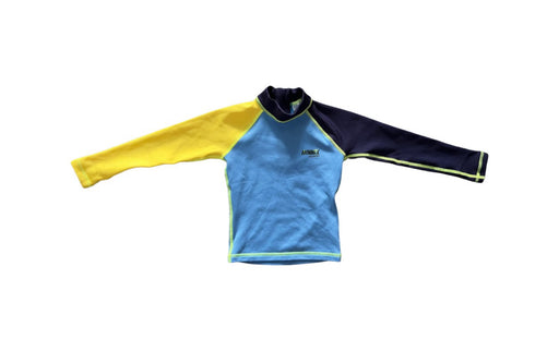 A Blue Rash Guards from Minnex in size 4T for neutral. (Front View)