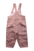A Red Long Overalls from Chickeeduck in size 18-24M for neutral. (Back View)