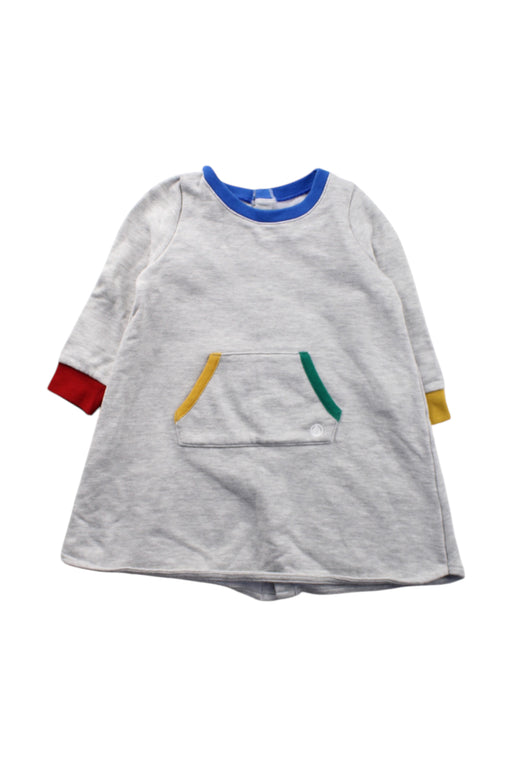 A Multicolour Sweater Dresses from Petit Bateau in size 2T for neutral. (Front View)