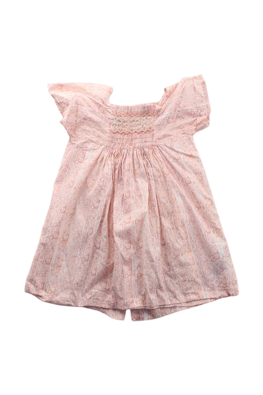 A Pink Short Sleeve Dresses from Bonpoint in size 2T for girl. (Front View)