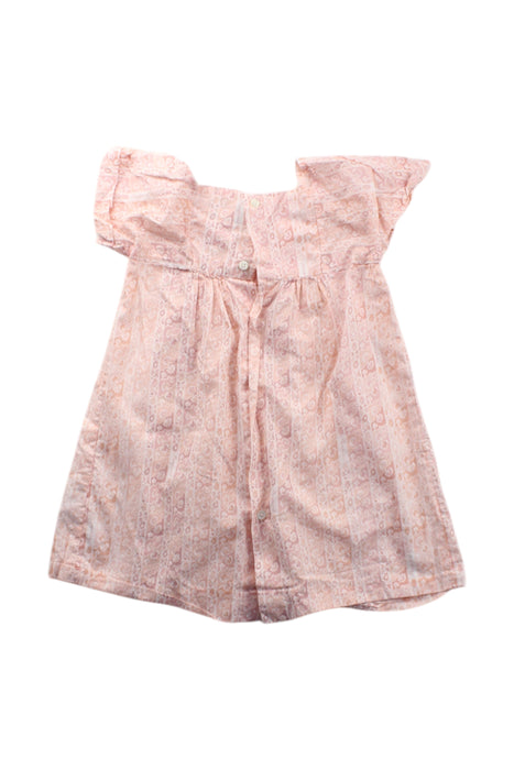 A Pink Short Sleeve Dresses from Bonpoint in size 2T for girl. (Back View)
