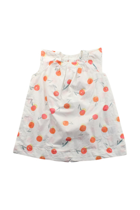 A White Sleeveless Dresses from Bonpoint in size 2T for girl. (Front View)