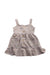 A Beige Sleeveless Dresses from Chickeeduck in size 18-24M for girl. (Front View)