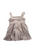 A Beige Sleeveless Dresses from Chickeeduck in size 18-24M for girl. (Back View)