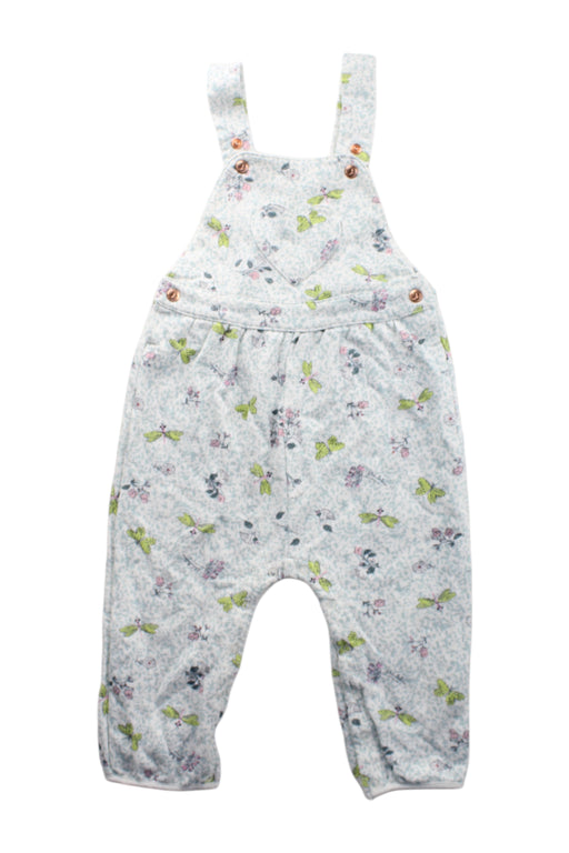A Multicolour Long Overalls from Petit Bateau in size 2T for neutral. (Front View)