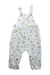 A Multicolour Long Overalls from Petit Bateau in size 2T for neutral. (Front View)