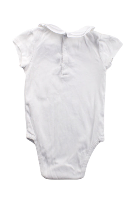 A White Short Sleeve Bodysuits from Jacadi in size 2T for girl. (Back View)