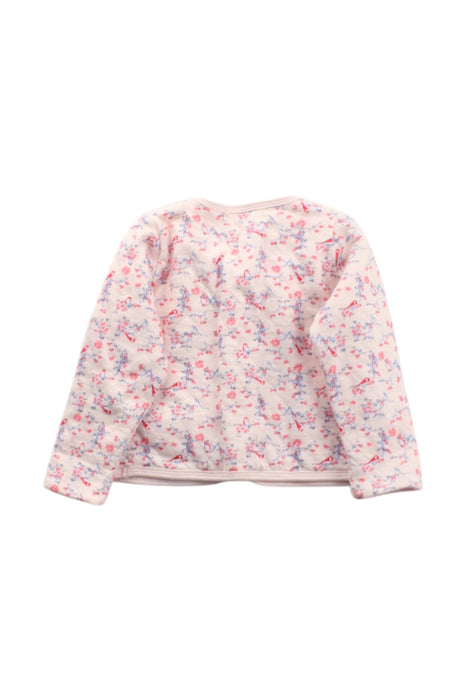 A Pink Cardigans from Petit Bateau in size 6-12M for neutral. (Back View)