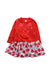 A Red Dress Sets from Catimini in size 12-18M for girl. (Front View)