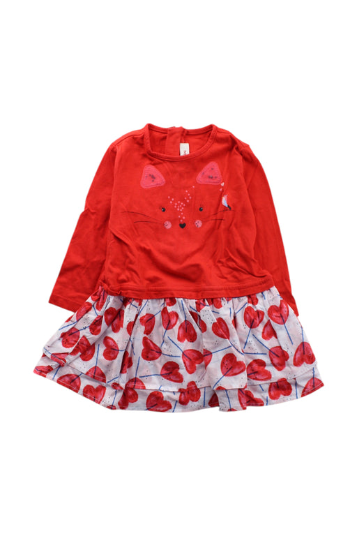 A Red Dress Sets from Catimini in size 12-18M for girl. (Front View)
