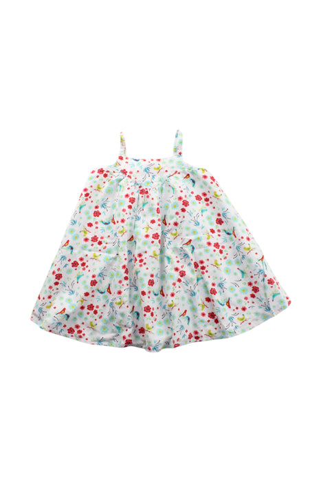 A Multicolour Sleeveless Dresses from Orchestra in size 12-18M for girl. (Front View)