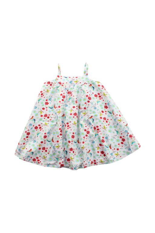 A Multicolour Sleeveless Dresses from Orchestra in size 12-18M for girl. (Front View)