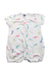 A Multicolour Short Sleeve Rompers from Petit Bateau in size 6-12M for neutral. (Front View)