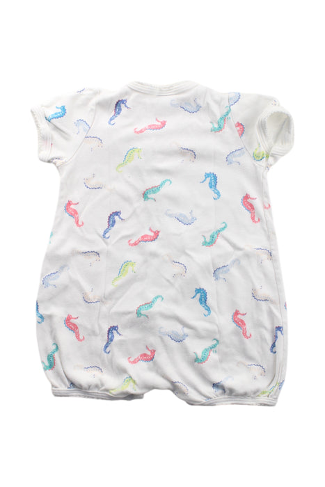A Multicolour Short Sleeve Rompers from Petit Bateau in size 6-12M for neutral. (Back View)