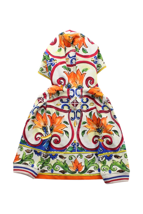 A Multicolour Zippered Sweatshirts from Dolce & Gabbana in size 6-12M for neutral. (Back View)