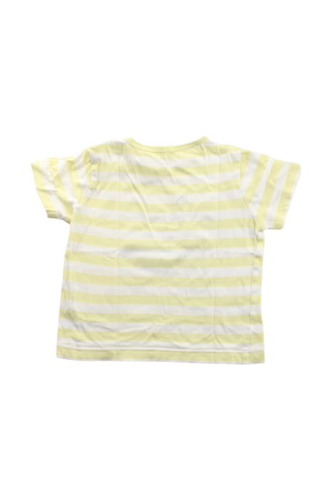A Yellow Short Sleeve T Shirts from Bout'Chou in size 12-18M for neutral. (Back View)